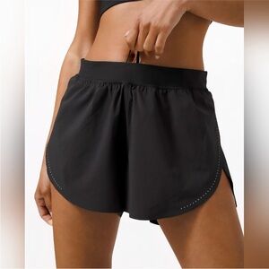 Lululemon Fast and Free Black Athletic Shorts